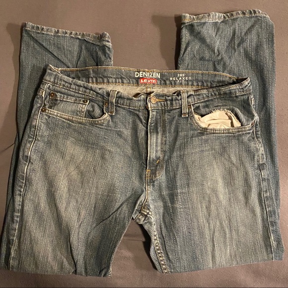 denizen relaxed fit jeans